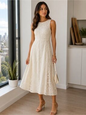 bhldn stevie sleeveless v-neck floral appliqu a-line midi dress Anthropologie | Dresses | Anthropologie Bhldn Stevie Sleeveless Vneck Floral Appliqu Aline Midi Dress